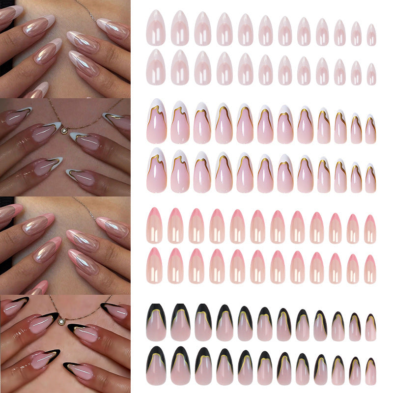 Kunstnagelset mit glamurösen 3D-Blütenapplikationen und eleganten Farbverläufen Brehn