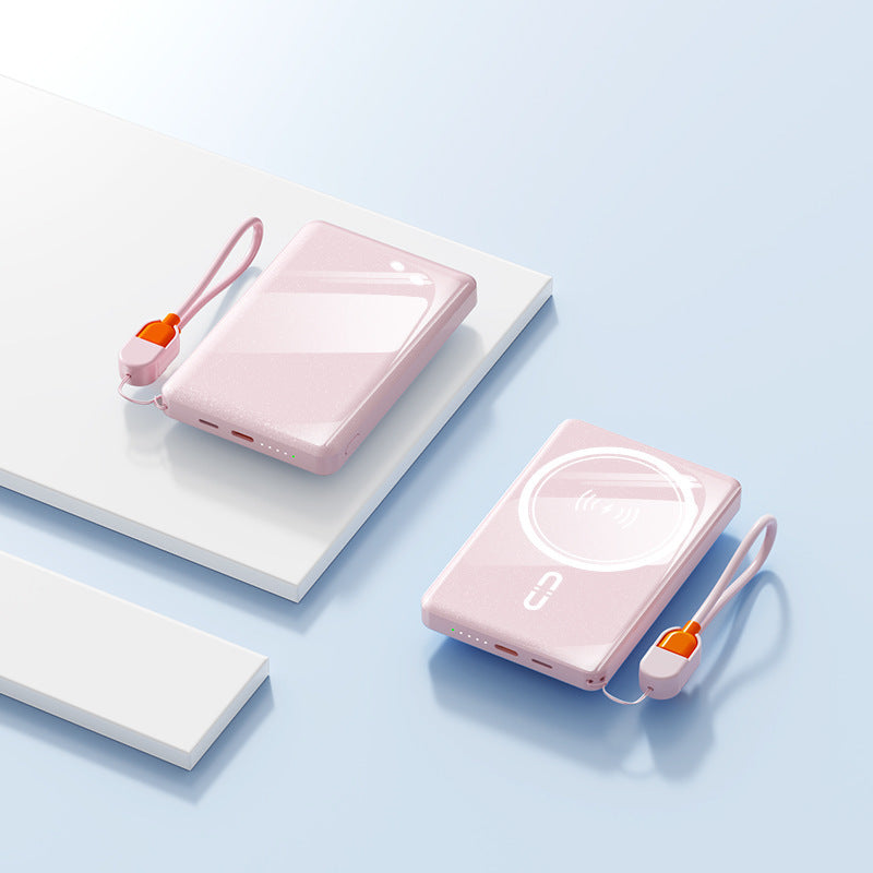 Tragbare Powerbank mit kabelloser Ladeoption und Hochgeschwindigkeitstechnologie Brehn
