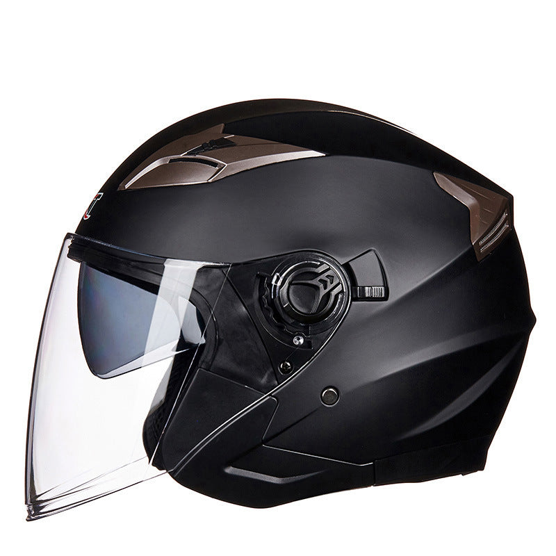 Vollschalen-Motorradhelm mit integriertem Visier Brehn