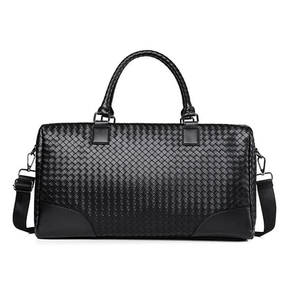 Premium Gewebte Leder Reise-Duffel Tasche Brehn