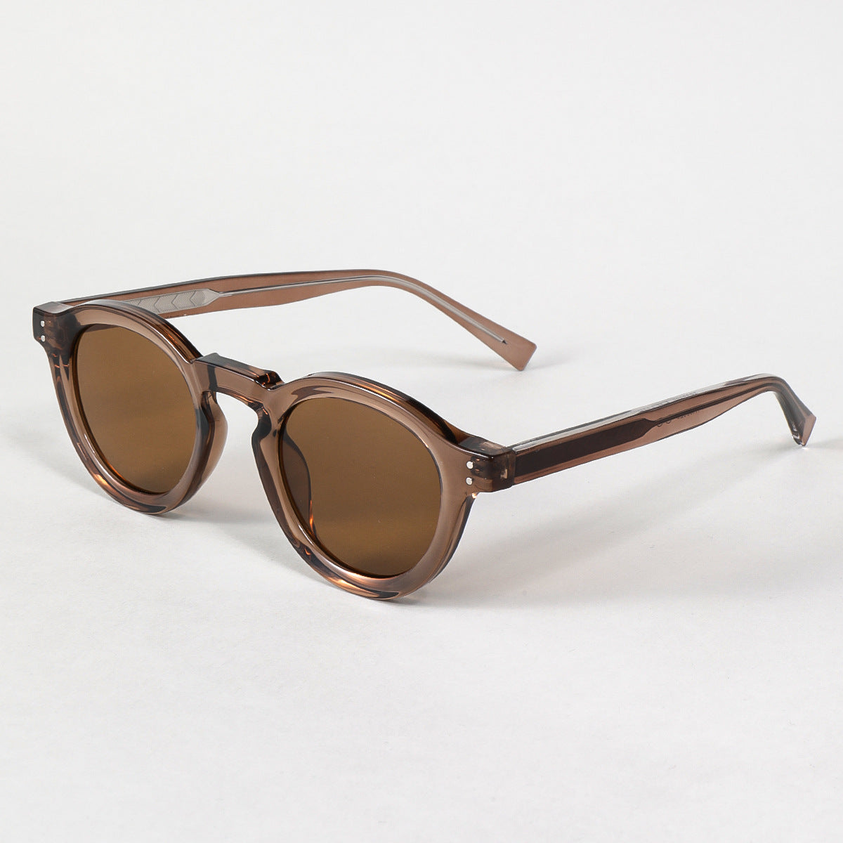 Damen modische Sonnenbrille im klassischen Rundstil Brehn