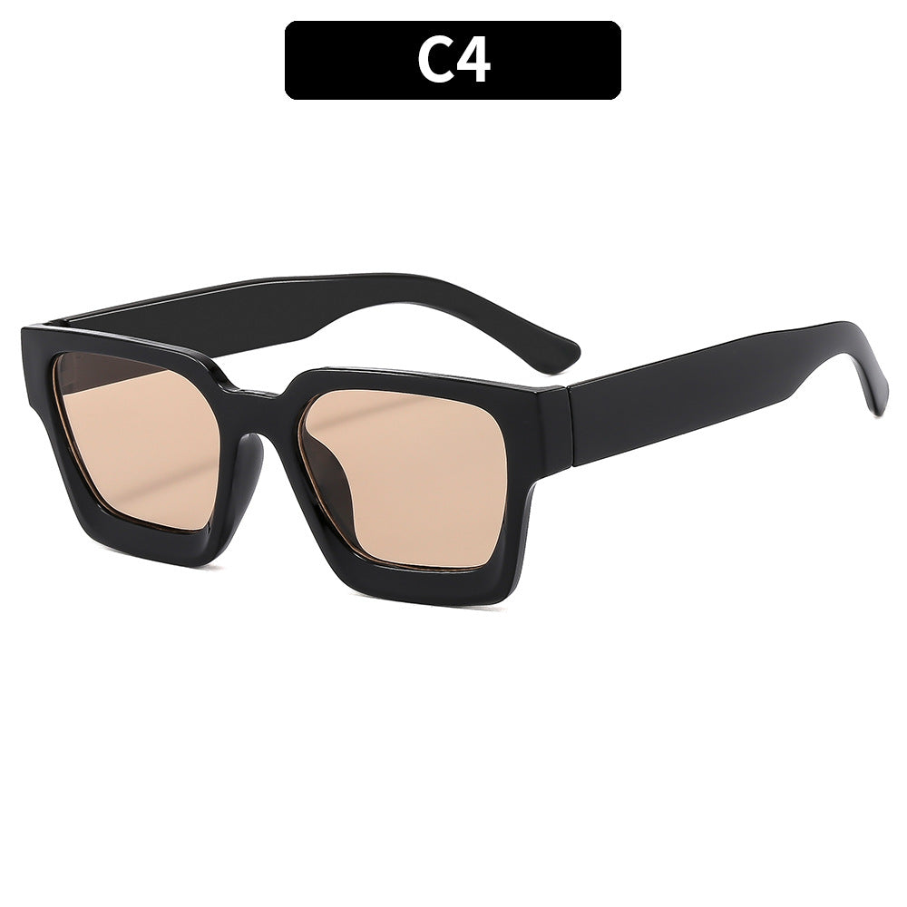 Stylische Aussage Quadrat Sonnenbrille