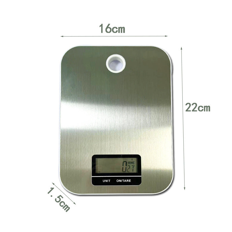 Slim Edelstahl Digitale Küchenwaage
