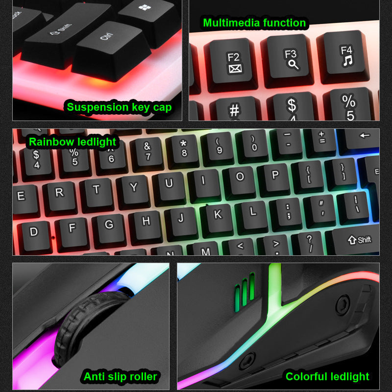 RGB Mechanical Gaming-Tastatur mit anpassbarer Hintergrundbeleuchtung Brehn