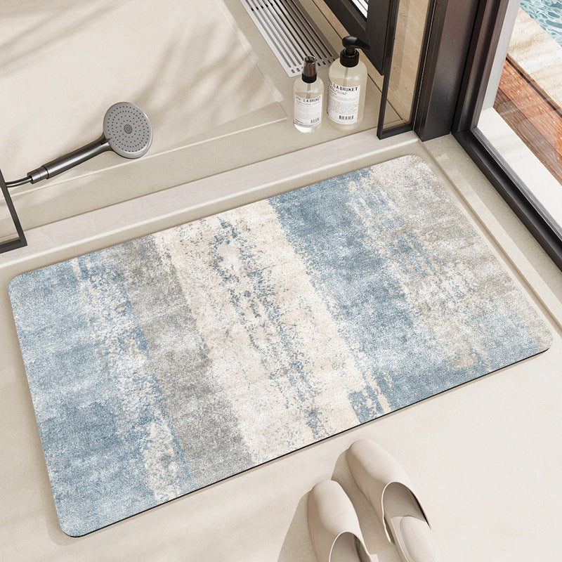 Modern abstraktes Blattdesign Teppich Brehn