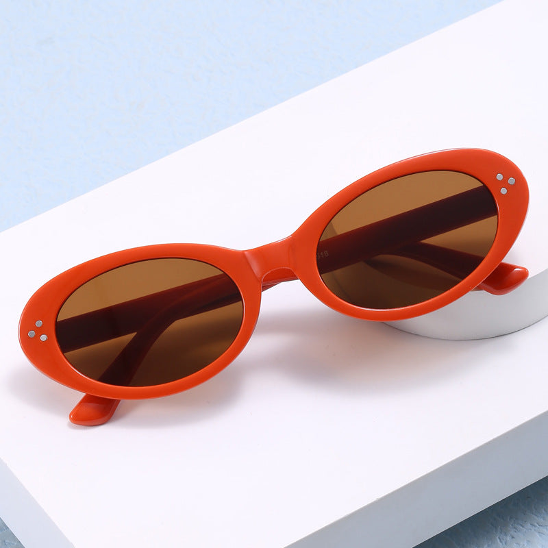 Damen modische Sonnenbrille im eleganten Ovaldesign Brehn