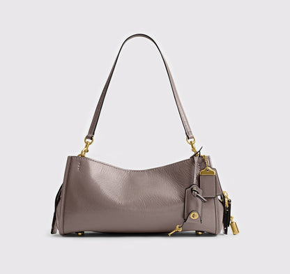 Elegante Leder Schultertasche