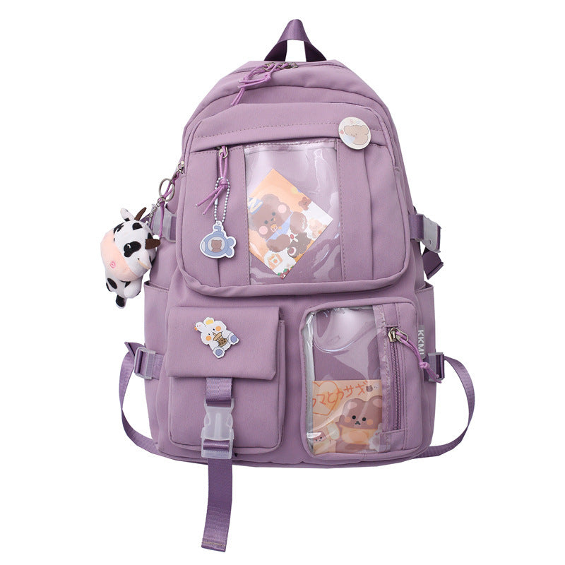 Niedlicher Cartoon-Motiv Rucksack Brehn