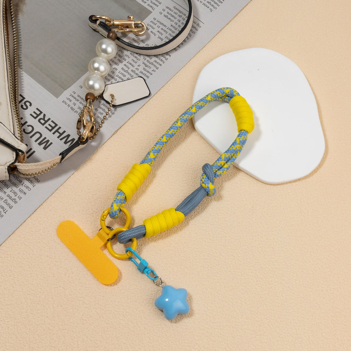 Farbenfrohes Paracord Schlüsselband Brehn