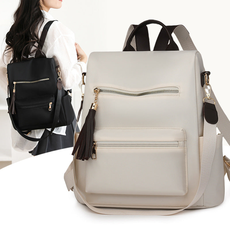Eleganter Multi-Taschen-Rucksack mit abnehmbarem Gurt Brehn