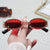 Damen extravagante modische Sonnenbrille mit strassbesetztem Rahmen Brehn