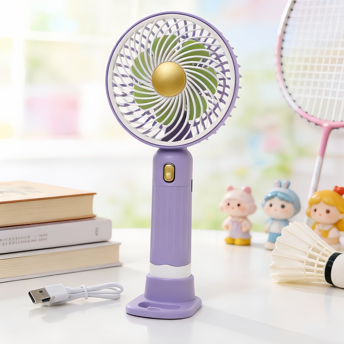 Damen Tragbarer Handventilator mit variablem Geschwindigkeitsmodus Brehn