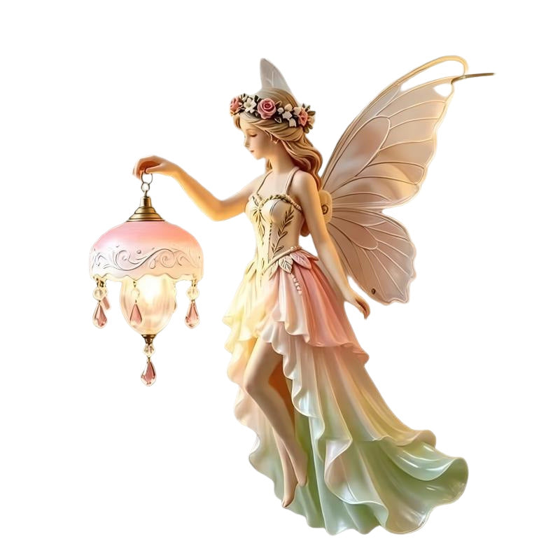 Dekorative Feenfigur mit LED-Licht Brehn