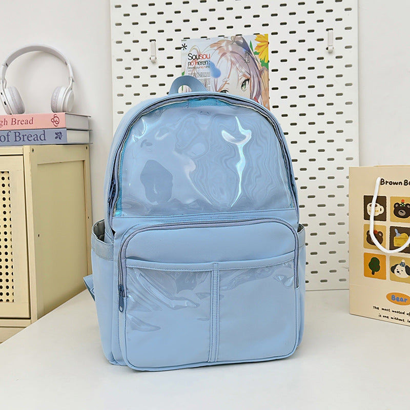 Zeitgenössischer Transparenter Schulrucksack