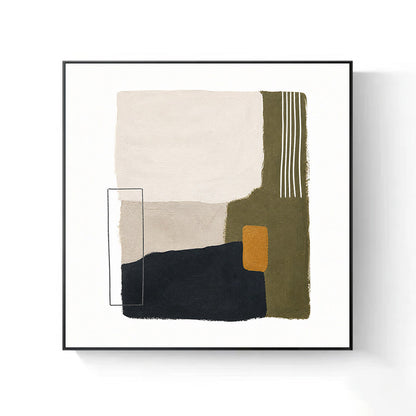 Moderne geometrische Leinwandwandkunst