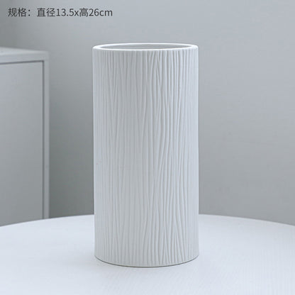 Texturierte Holzmaserung Dekorative Vase