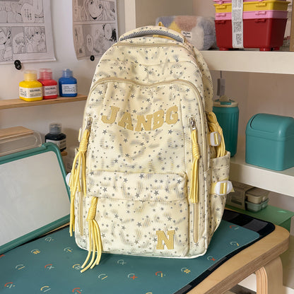 Stylischer Rucksack mit Sternmuster Brehn