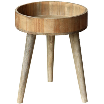 Moderner Beistelltisch aus Holz Brehn
