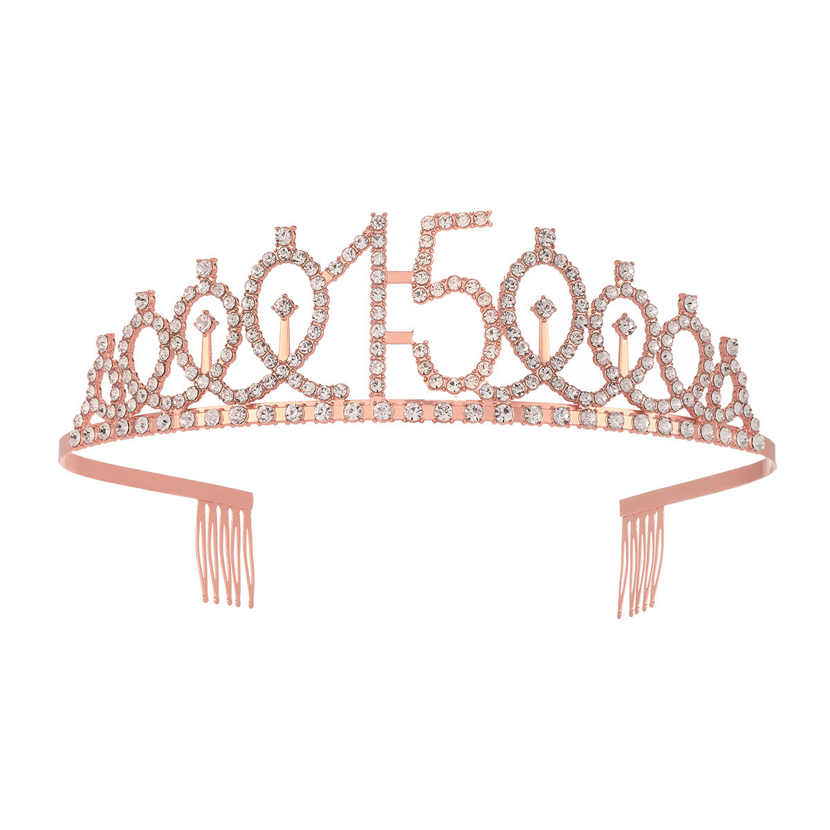 Damen Kristallverzierte Tiara mit elegantem Design Brehn