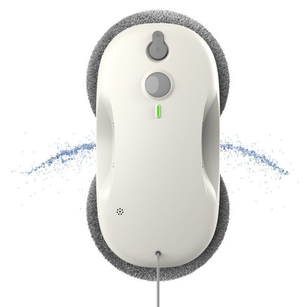 Dual-Head-Fensterreinigungsroboter mit kabelgebundener Stromversorgung und Mikrofasertüchern Brehn