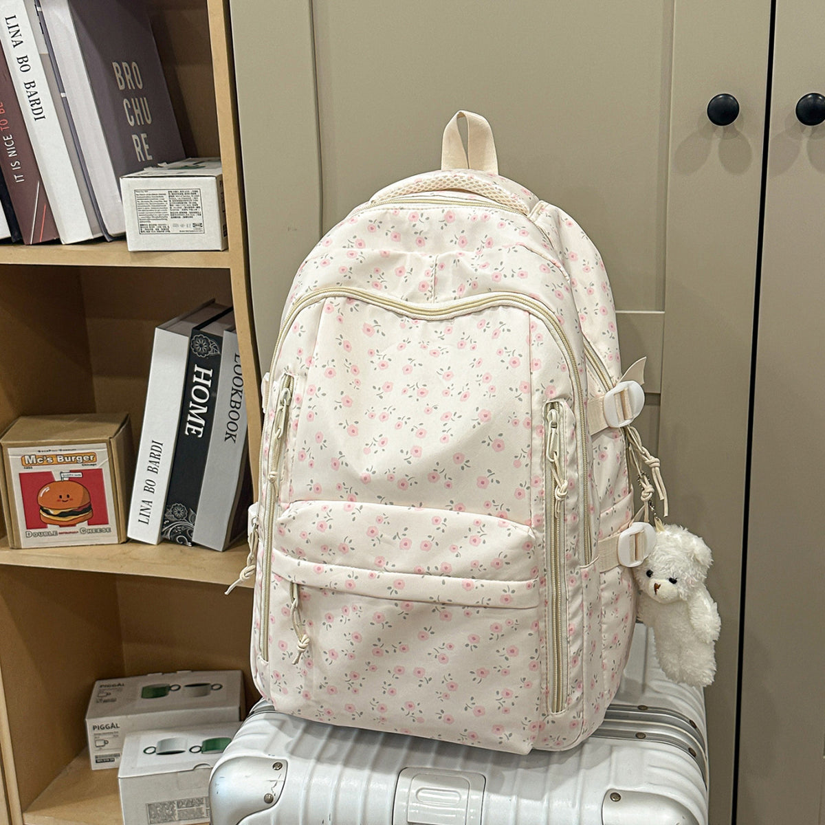 Blumenmuster Rucksack Brehn