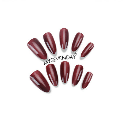 Premium Ombre Stiletto Druck-Nägel Brehn