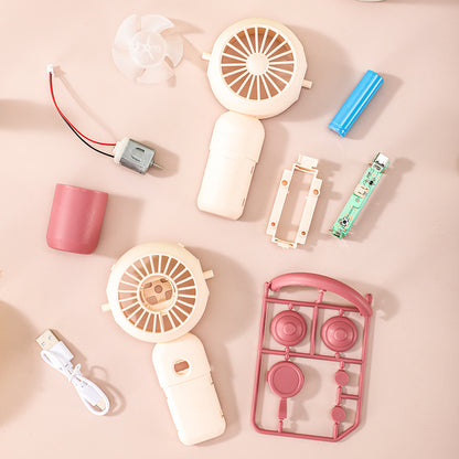 Damen Tragbarer USB Ventilator mit variabler Geschwindigkeitssteuerung Brehn