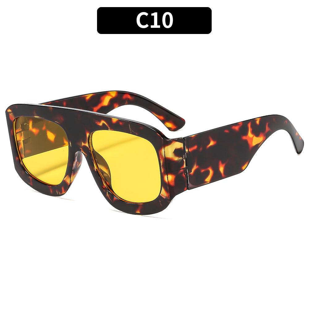 Modische Chunky-Frame-Sonnenbrillen