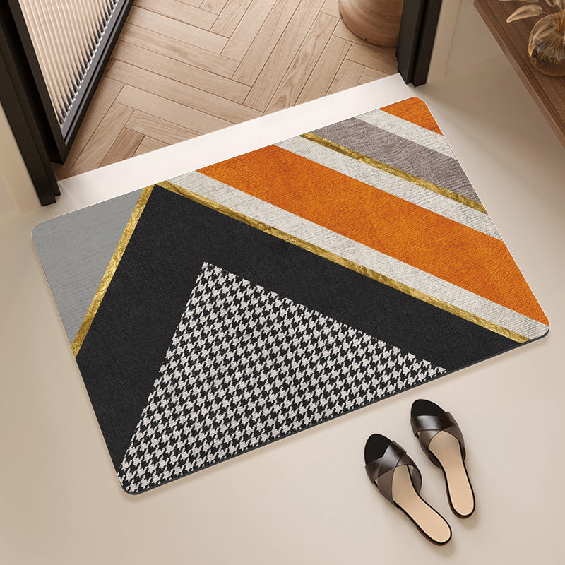 Abstrakte Moderne Badmatte Brehn