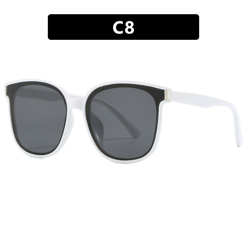 Damen modische Sonnenbrille mit hochwertigem, transparentem Kunststoffrahmen Brehn