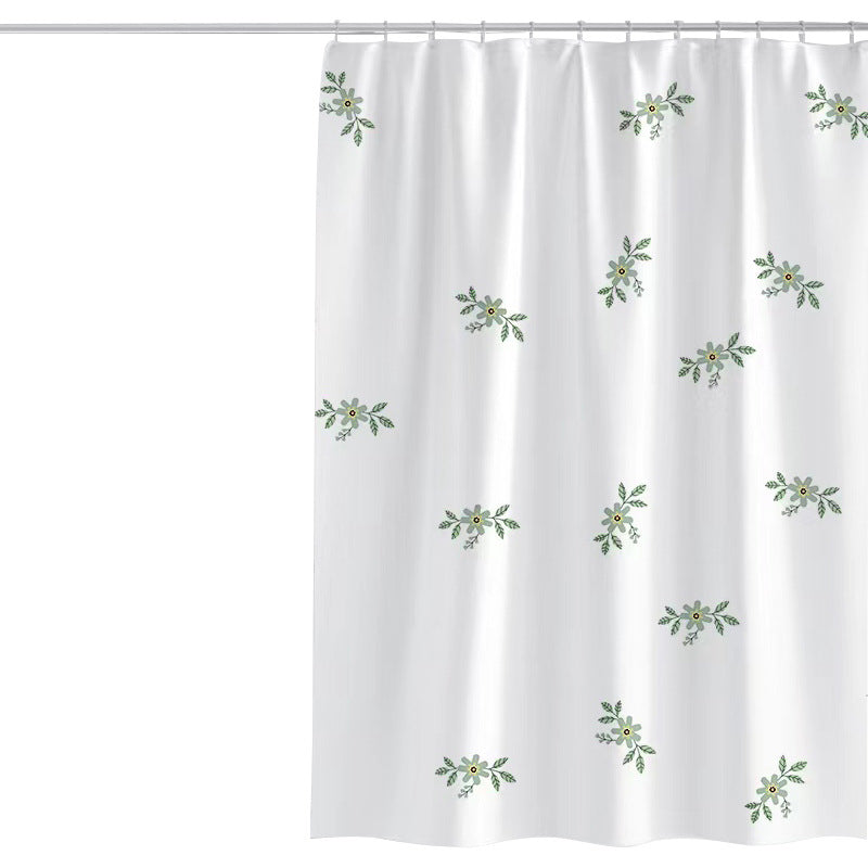 Damen Vintage Blumenmuster Duschvorhang Brehn