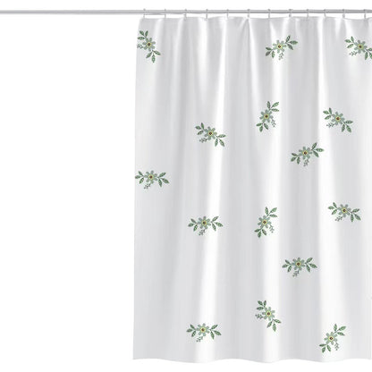 Damen Vintage Blumenmuster Duschvorhang Brehn