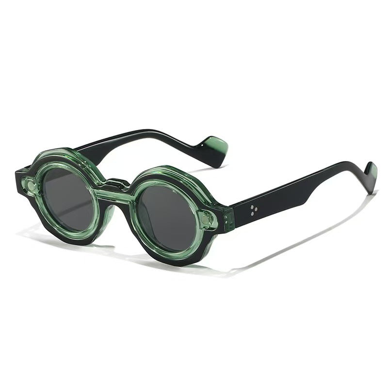 Damen modische Sonnenbrille mit einzigartigem Runddesign Brehn