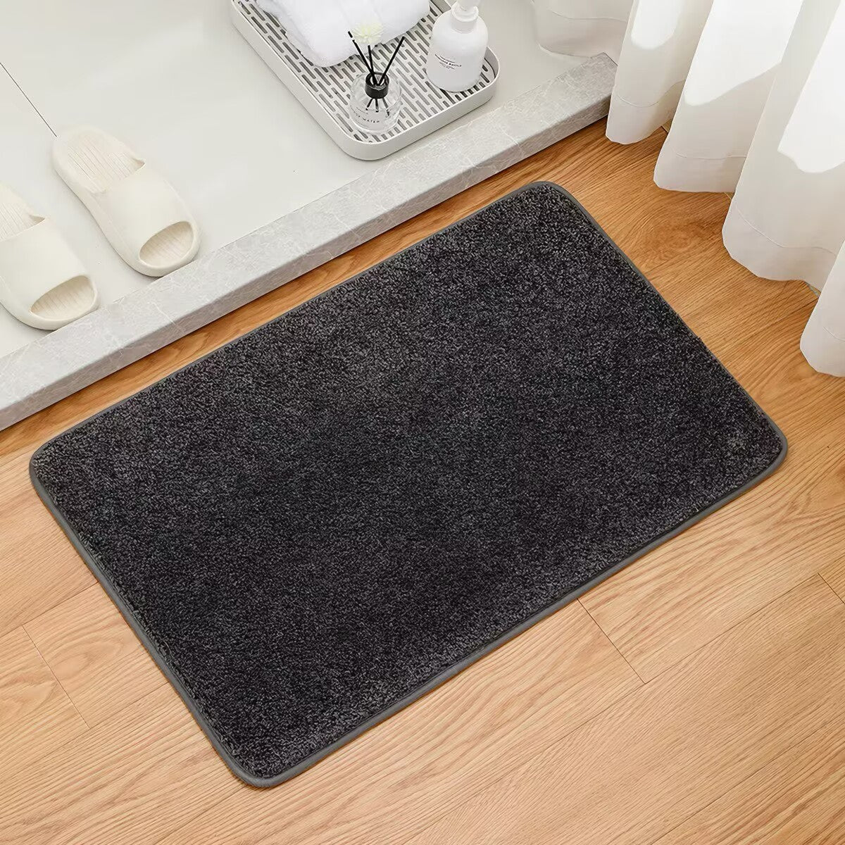 Plüsch Badezimmerteppich Brehn