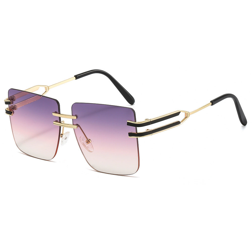 Damen modische Sonnenbrille mit extravagantem Rahmen und filigranen Akzenten Brehn