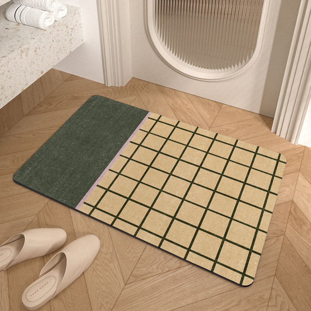 Geometrisches Muster Weicher Memory-Schaum Badezimmermatte Brehn