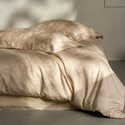 Luxus Jacquard Satin Bettwäsche Set