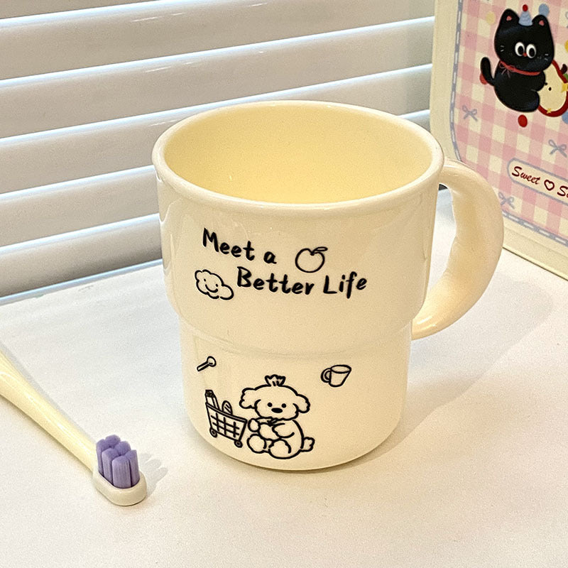 Keramiktasse mit Niedlichem Tiermotiv Brehn