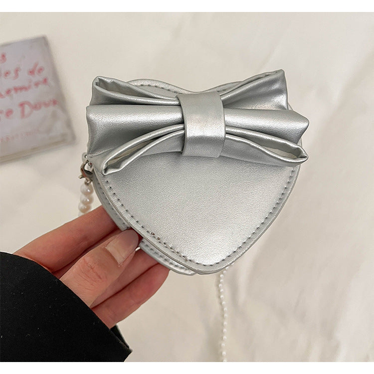 WoHerzförmige Schleifen-Clutch Tasche Brehn