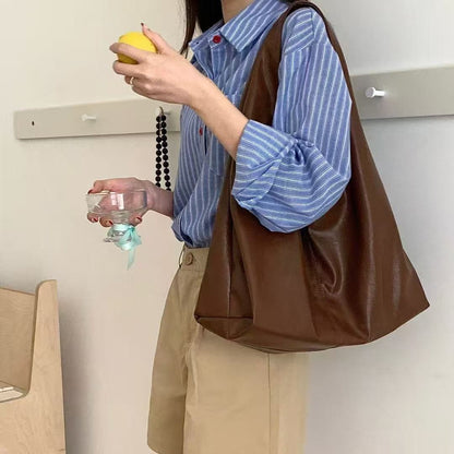 Schlanke Leder Lässige Schultertasche