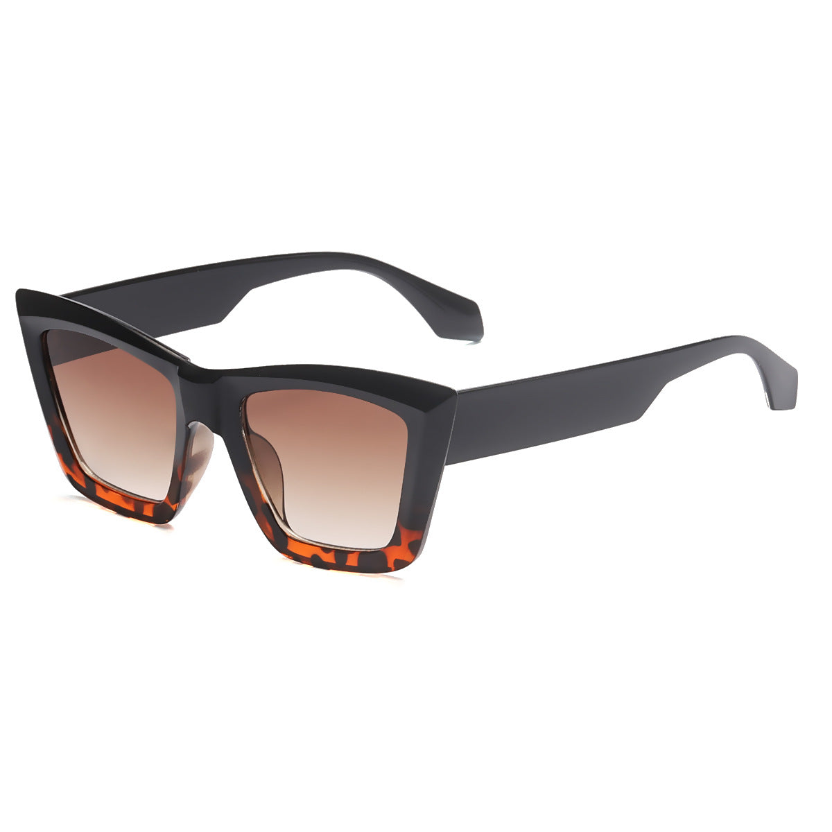 Damen Modische Sonnenbrille mit auffälligem Kantenrahmen und stilvollen Gläsern Brehn