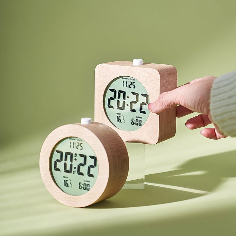Digitaler Holzwecker mit Temperaturanzeige Brehn