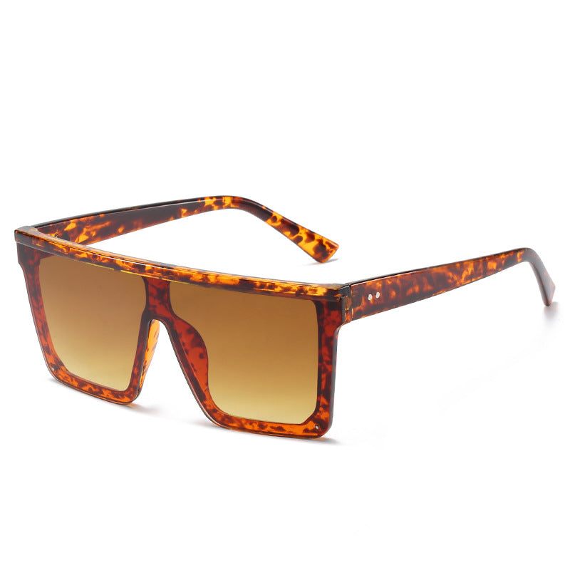 Damen modische visuelle Sonnenbrille mit breitem Rahmen Brehn