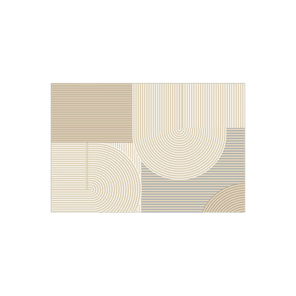 Abstraktes geometrisches Muster Badmatte