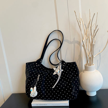 Punkte dekorative Handtasche