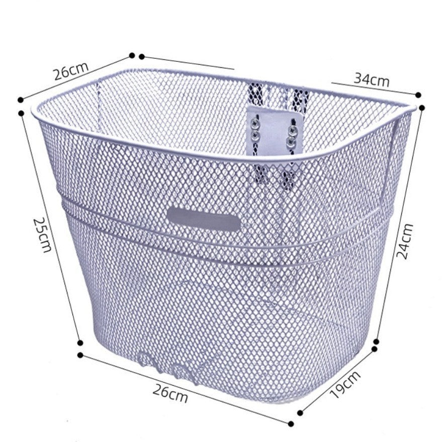 Vorder-Montage-Mesh-Fahrradkorb mit universeller Halterung Brehn