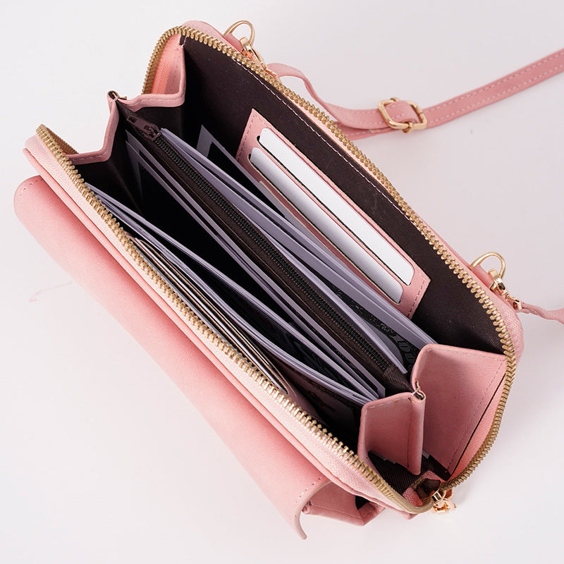 Handtasche mit Multifunktionalen Fächern und Abnehmbarem Schultergurt Brehn