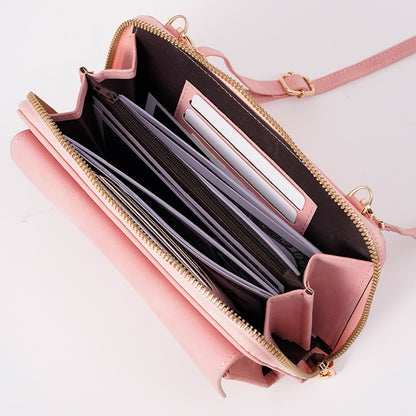 Handtasche mit Multifunktionalen Fächern und Abnehmbarem Schultergurt Brehn