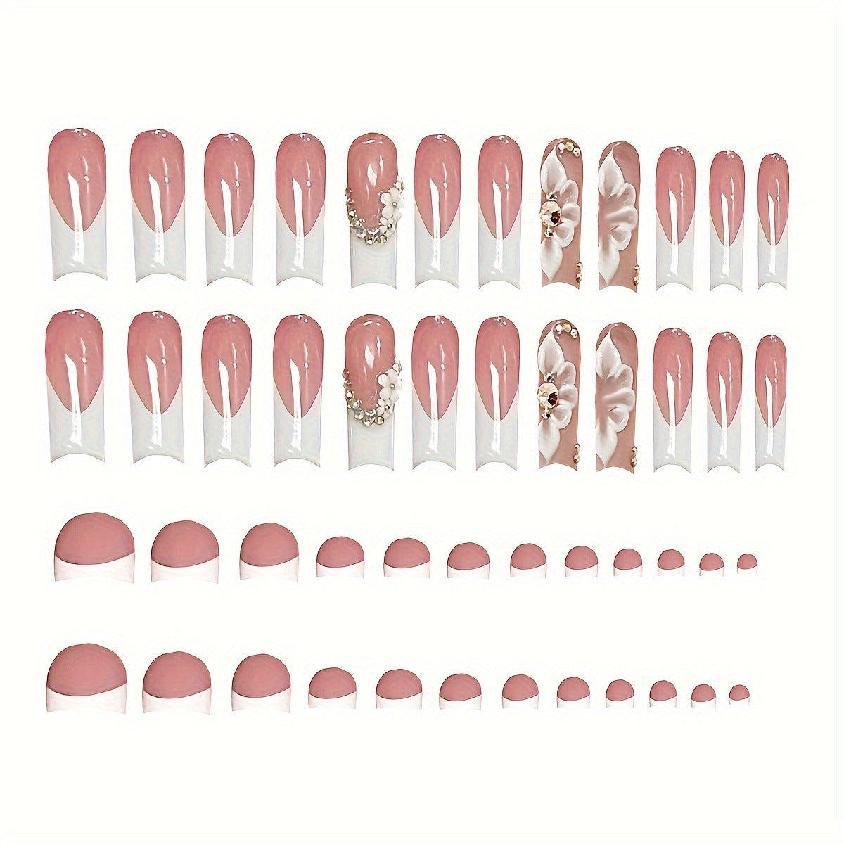 Dekorativer Kunst-Nagel-Set Brehn