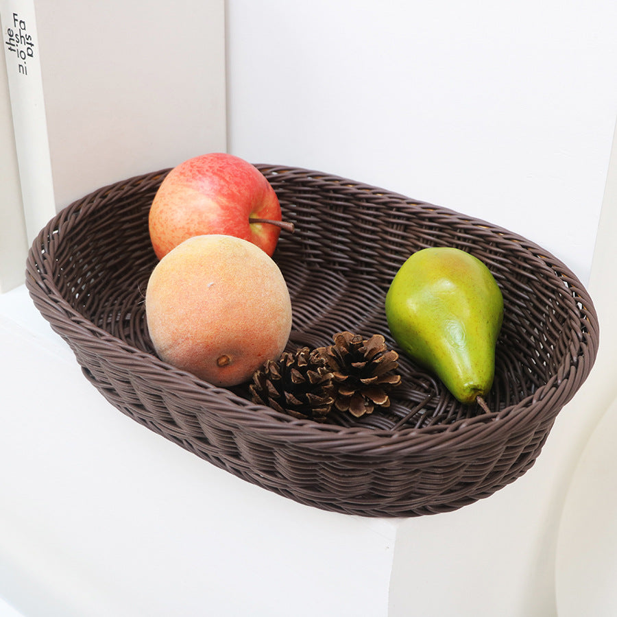 Oval gewebter Obstlager Brehn
